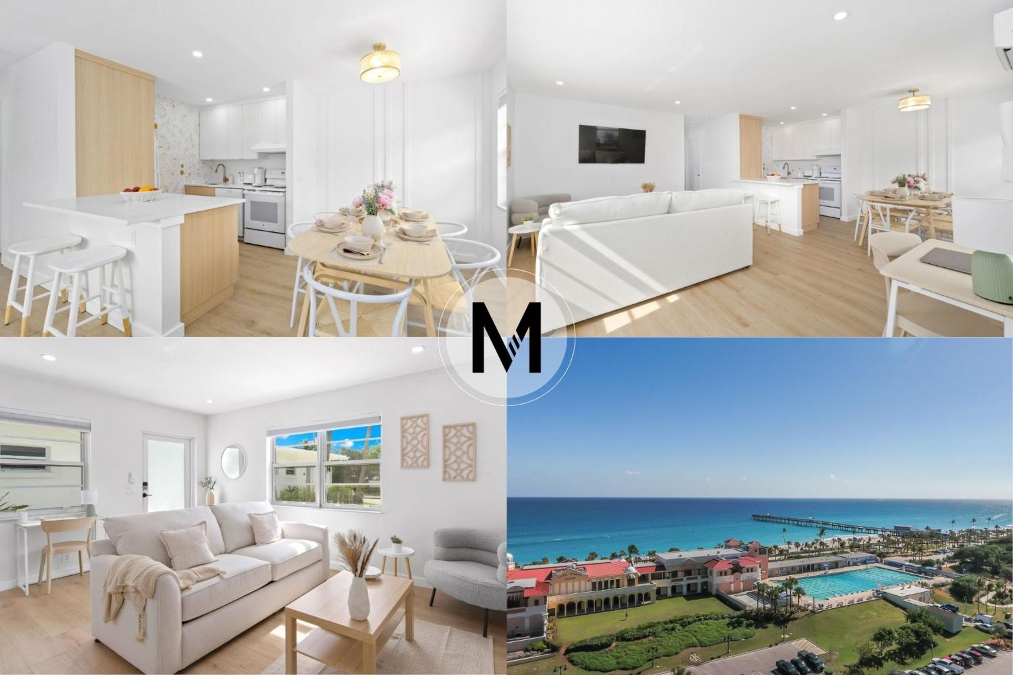 M Lake Worth Beach - Modern Villas Near West Palm Beach, Chic Retro Vibes, King Bed, Cozy Backyard, Bbq, Workspace, High-Speed Internet, Free Parking, 5 Minutes To Downtown & Beach ภายนอก รูปภาพ